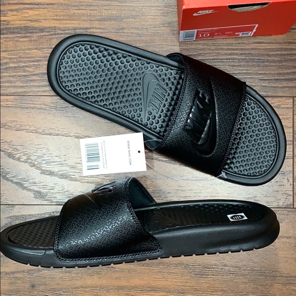 NIKE BENASSI JDI men’s SLIDES black - Picture 14 of 16